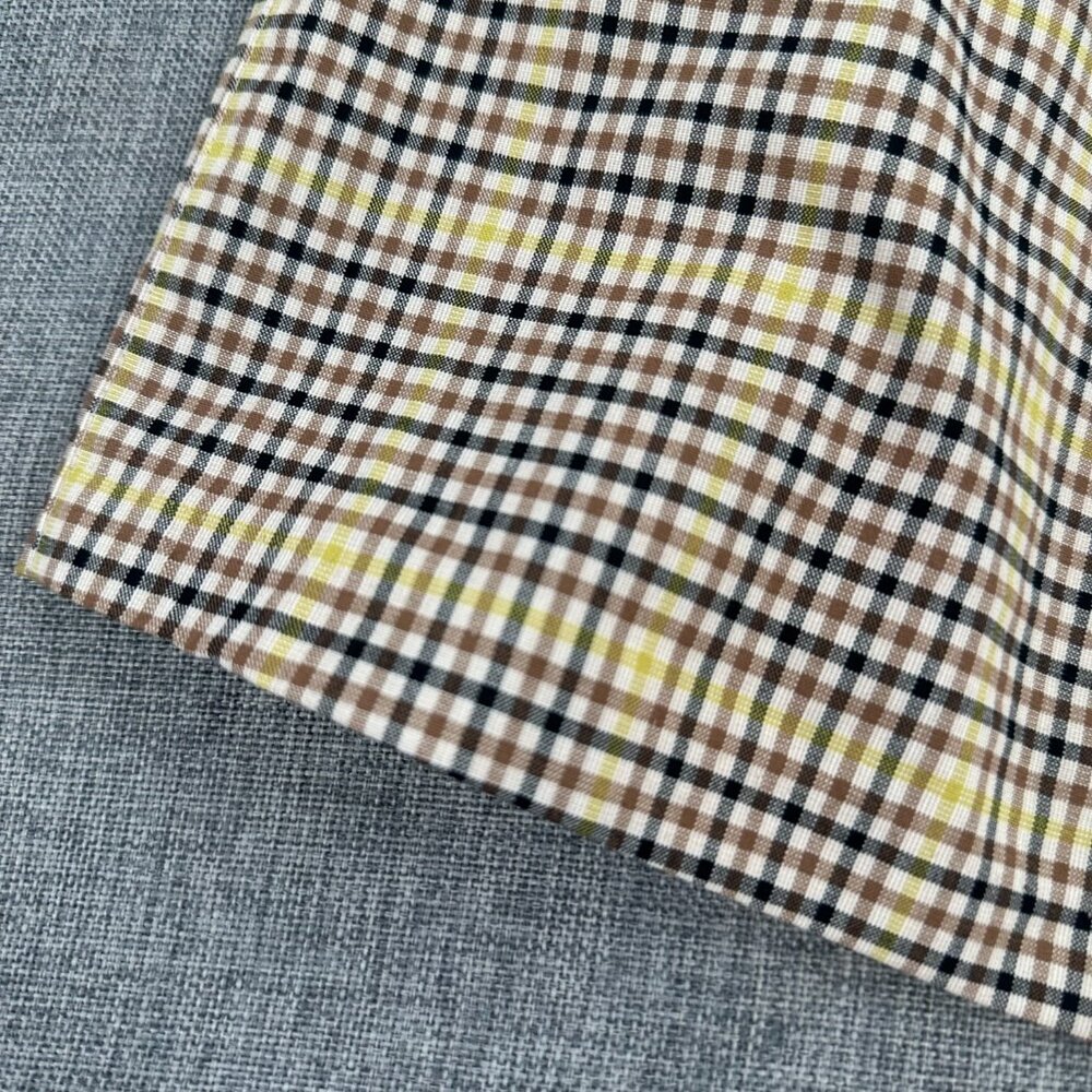 New! Worthington Plaid Shorts High Waisted Belted Pleated Sz 16 MSRP: $40 Tan .. - Picture 10 of 12